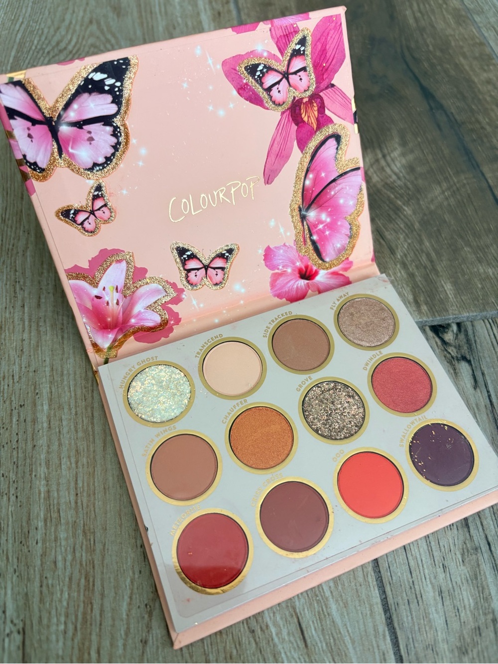 Colourpop A Flutter Eyeshadow Palette